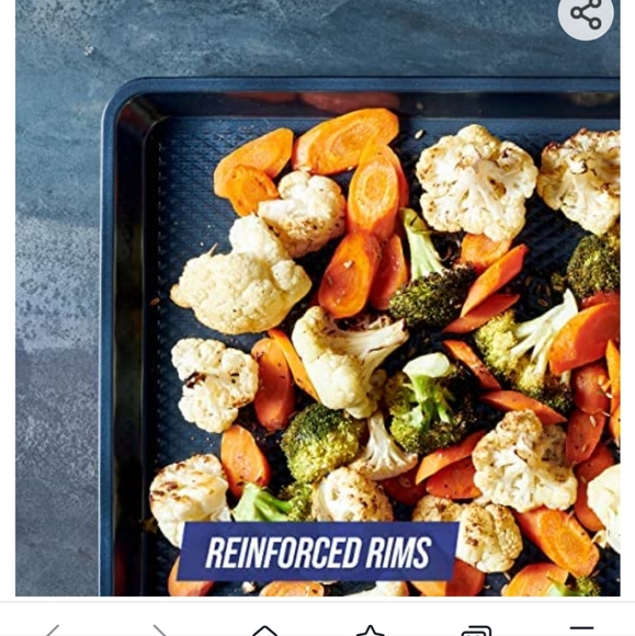 2 Blue diamond nonstick 13"x18" cookie sheet - Picture 4 of 5